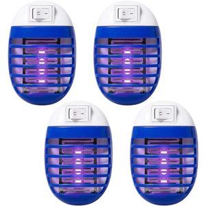 4Pack Bug Zapper Indoor Mosquito Zapper, Electronic Mosquito Killer w/ LED Light